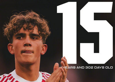 15岁302天!道曼成阿森纳队史最年轻首发球员 15岁302天!道曼成阿森纳队史最年轻首发球员