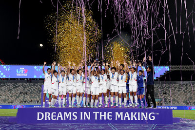 朝鲜女足U-17卫冕成功！3-0荷兰再夺世界杯冠军