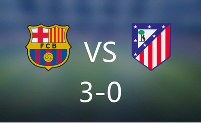 巴萨3-0完胜仍遭淘汰 马竞13年后再进国王杯决赛