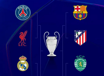 欧冠8强出炉：英超4队出局，西甲独占三席