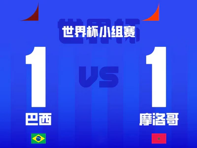 桑巴遇阻！维尼修斯单骑救主，巴西1-1憾平摩洛哥